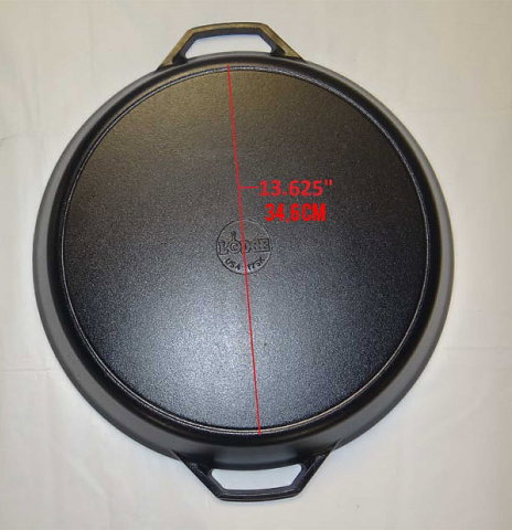 Tigaie adanca rotunda din fonta cu manere Lodge 43 cm L-17SK3 [9]