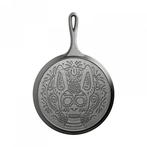Tigaie din fonta pentru clatite cu logo Xolo Sugar Skull Lodge 26 cm L-9OGXLL [1]