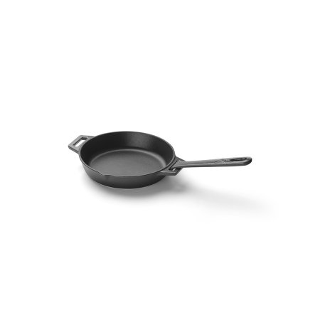 VASE DE GĂTIT - Tigaie rotunda din fonta emailata, maner detasabil, diametru 25 cm, 4 cm inaltime, Grandpro A03001002T