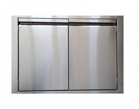 DIVERSE - Usa din inox cu cadru built-in 81 x 57 x 4 cm pentru insula si bucatarie exterioara Grandhall Elite 4B A08001005T