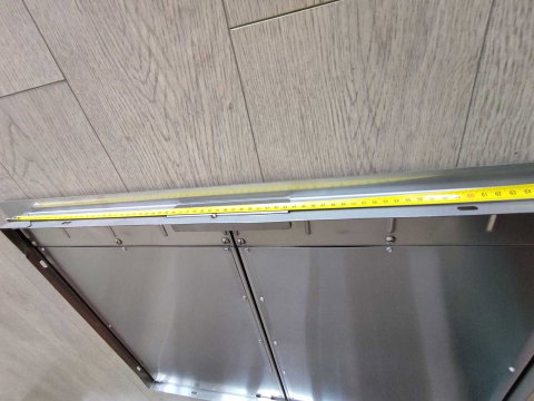 Usa din inox cu cadru built-in 81 x 57 x 4 cm pentru insula si bucatarie exterioara Grandhall Elite 4B A08001005T [5]