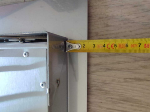Usa din inox cu cadru built-in 81 x 57 x 4 cm pentru insula si bucatarie exterioara Grandhall Elite 4B A08001005T [10]