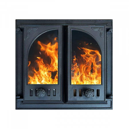 USA SEMINEU CU STICLA, DOUA DESCHIDERI 480 x 480 mm