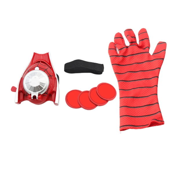 Mănușă Spiderman cu lansator de discuri pentru copii, DEPOX®, rosu [6]