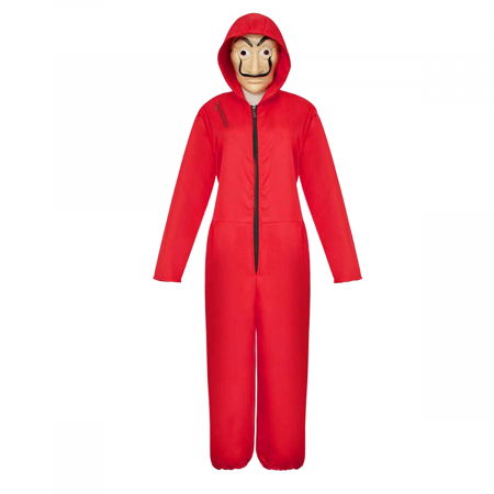 Costume si seturi pentru copii - Costum pentru copii, La Casa de Papel, rosu, 3-5 ani, 100-110 cm