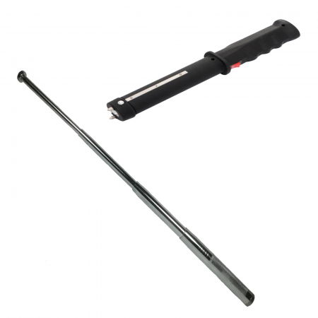 Seturi & accesorii autoaparare - Baston cu electrosoc si lanterna, TW-809, baston telescopic, 77 cm, cadou