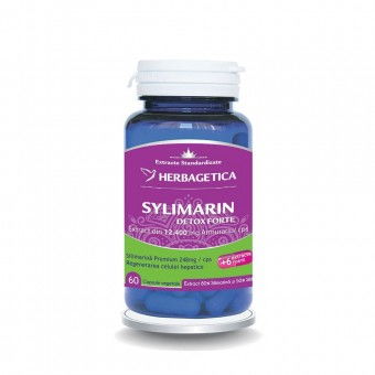 Vitamine si minerale - Sylimarin Detox Forte, 60 Capsule Vegetale