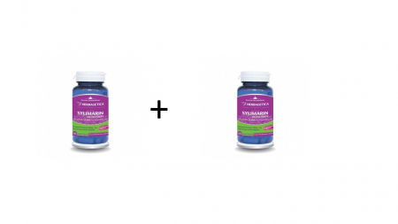 Biliar și hepatic - Sylimarin Detox Forte, 60 Capsule, Pachet Cu 2 Cutii-50% Reducere La Al Doilea Produs