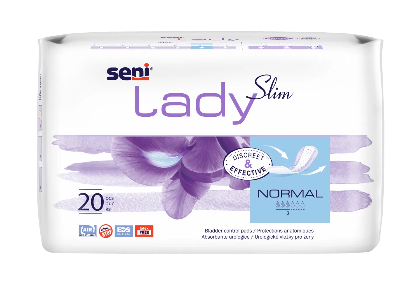 Incontinență urinară - Absorbante Urologice Seni Lady Normal, 20 Bucati