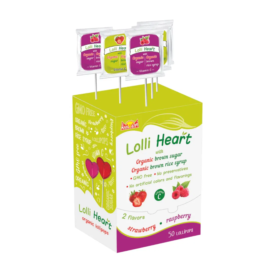 Altele - Acadele Lolli Heart X 50 Bucati