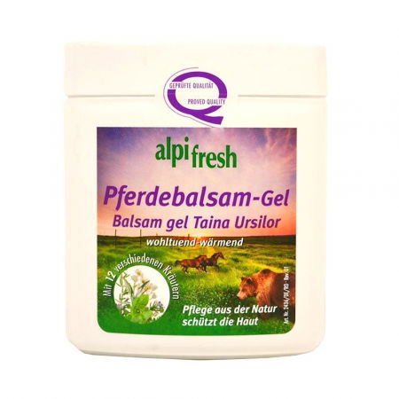 Mâini reci, picioare reci și obosite - Alpifresh Balsam Gel Taina Urslor, 250 Ml