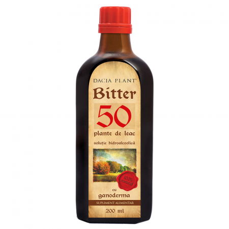 Altele - Bitter Din 50 Plante De Leac Cu Ganoderma, 200 Ml