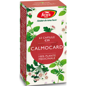 Inimioară, Inimioară - Calmocard (C35), 63 Capsule