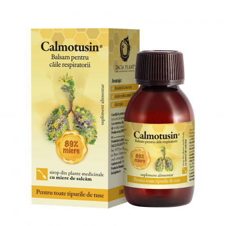 Promotiile lunii Octombie - Calmotusin Sirop Din Plante Medicinale Cu Miere De Salcam, 100 Ml