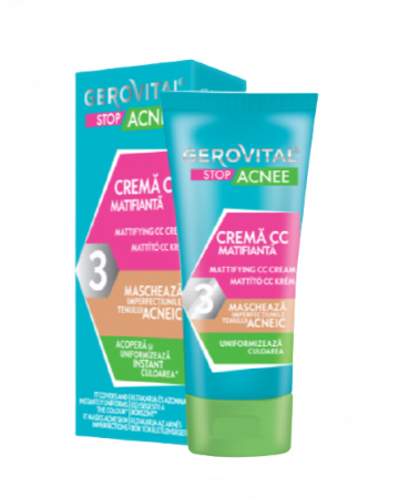 Prieteni buni... - Gerovital Stop Acnee Crema Cc Matifianta, 30 Ml