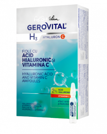 Prieteni buni... - Gerovital H3 Hyaluron C Fiole Cu Acid Hialuronic 2% Si Vitamina C, 10 Fiole