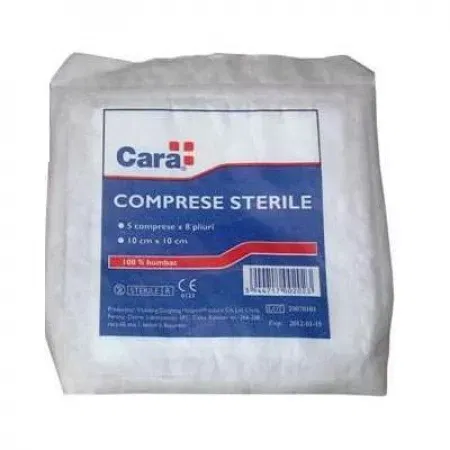 Promotiile lunii Octombie - Cara Comprese Sterile 10/10 , 1 Bucata
