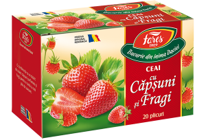 Imunitate - Aromfruct Ceai Capsuni Si Fragi, 20 Plicuri