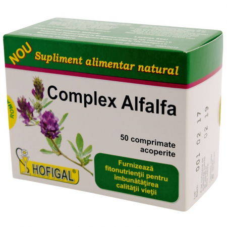 Tulburări gastrointestinale - Complex Alfalfa, 50 Comprimate