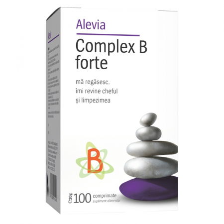 Vitamine si minerale - Complex B Forte, 100 Comprimate