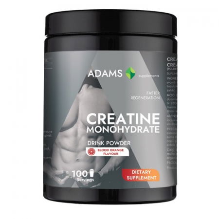 Altele - Creatina Monohidrata (Portocala Rosie), 450Gr, Adams