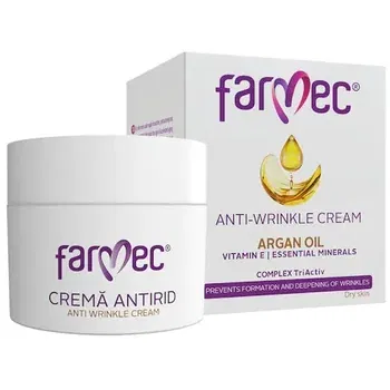 Cosmetice - Crema Antirid Cu Ulei De Argan Farmec X 50Ml