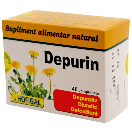Promoțiile lunii - Depurin, 40 Comprimate