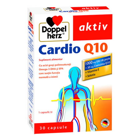 Suplimente alimentare - Doppelherz Aktiv Cardio Q10, 30 Capsule