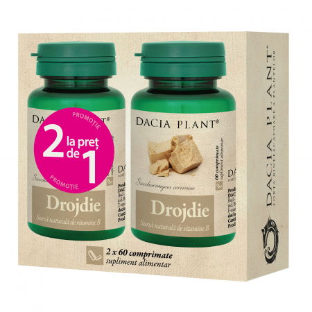 Altele - Drojdie , 2 Cutii X 60 Comprimate