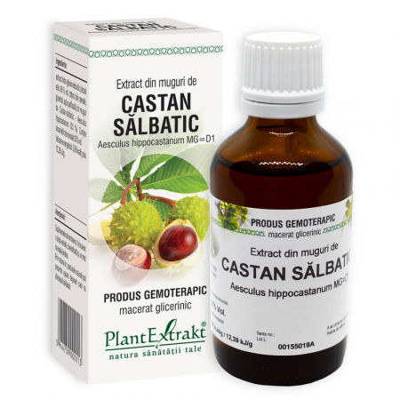 Mâini reci, picioare reci și obosite - Extract Din Muguri De Castan Salbatic, 50 Ml