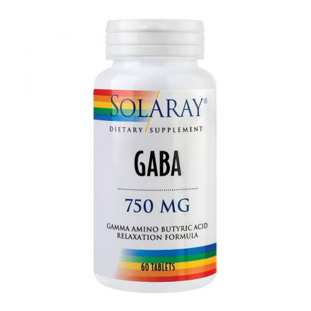 Altele - Gaba 750 Mg Solaray, 60 Tablete