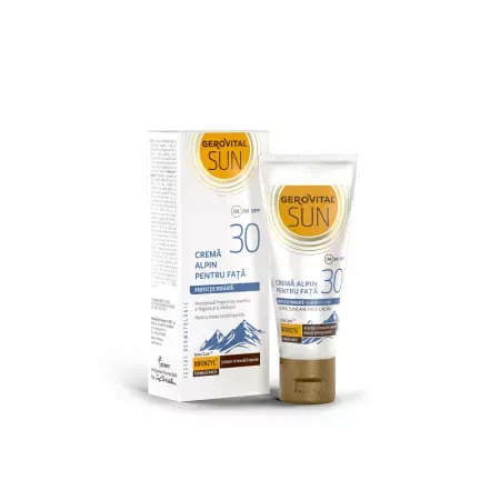Protecție solară - Gerovital Sun Crema Alpin Pentru Fata Spf30 , 30 Ml