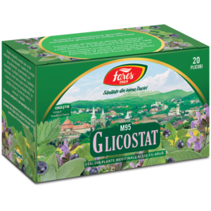 " Sunt prea dulce..."(  Diabet zaharat) - Ceai Glicostat (M95), 20 Plicuri