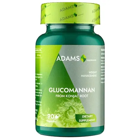Vreau să fiu sănătos! - Glucomannan 450 Mg , 90 Capsule