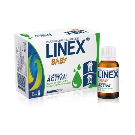 Altele - Linex Baby Picaturi Orale, Suspensie X 8Ml