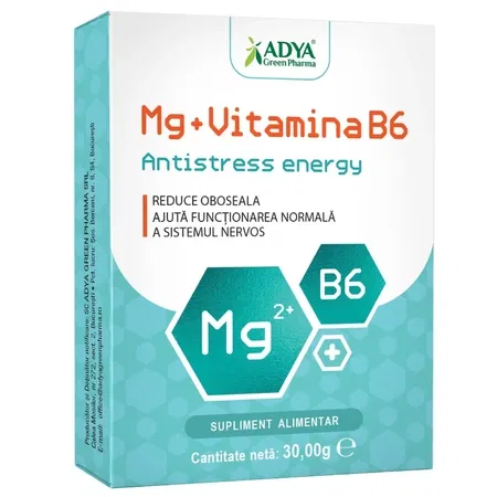 Altele - Magneziu + Vitamina B6 Antistress Energy, 30 Capsule