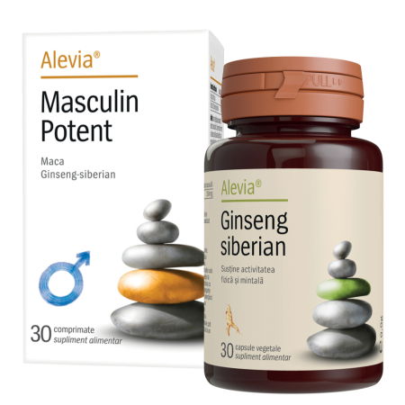 Ochii mei sunt rosii! - Masculin Potent 30 comprimate + Ginseng Siberian 30 comprimate
