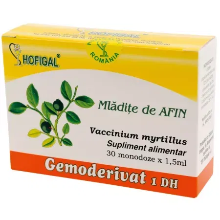Altele - Gemoderivat Din Mladite De Afin, 30 Monodoze