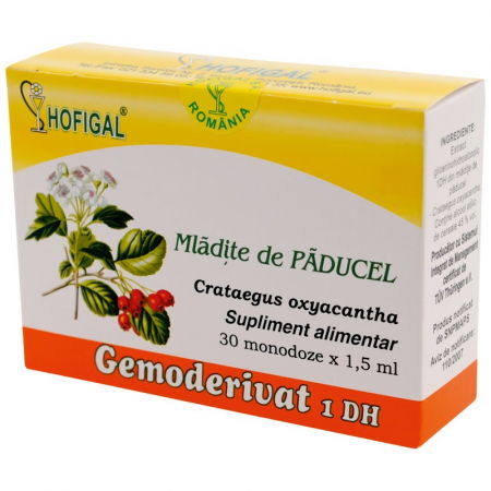 Inimioară, Inimioară - Gemoderivat Din Mladite De Paducel, 30 Monodoze