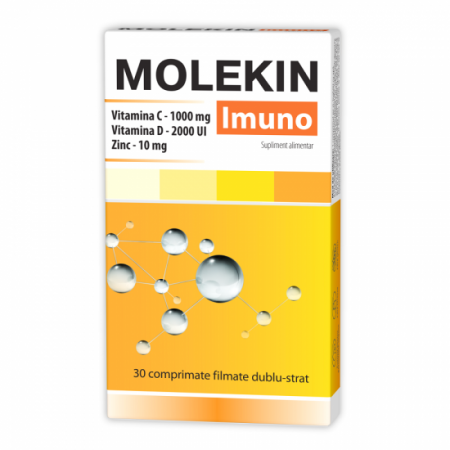 Vitamine si minerale - Molekin Imuno X 30 Comprimate Filmate