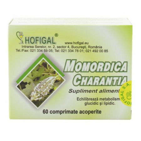 " Sunt prea dulce..."(  Diabet zaharat) - Momordica Charantia, 60 Comprimate