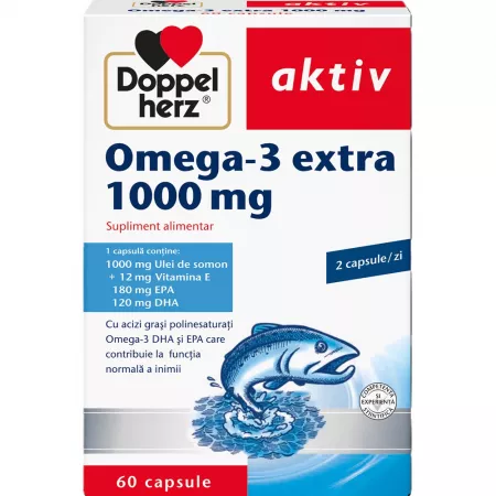 Suplimente alimentare - Omega 3 Extra 1000Mg X 60 Capsule