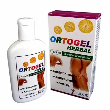 Au, scârțaie și doare-mobilitate scăzută + dureri osoase și articulare - Ortogel Herbal X 175Ml