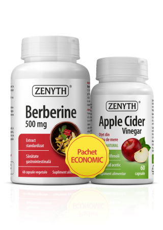 Altele - Pachet Berberina S Otet Din Cidru De Mere, 60 + 60 De Capsule