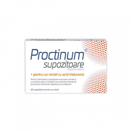Nu pot sta pe scaun... (Antihemoroidale) - Proctinum , 10 Supozitoare