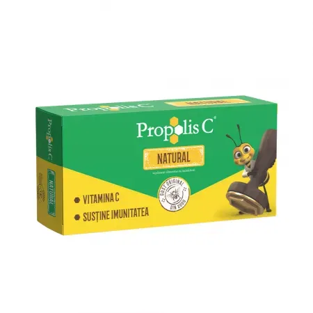 Vreau să fiu sănătos! - Propolis C Natural , 30 Comprimate