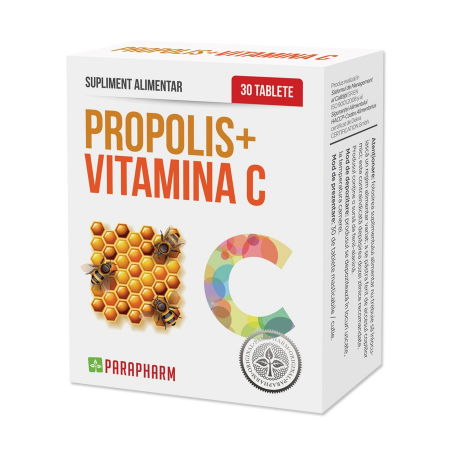 Vitamine si minerale - Propolis+Vitamina C X 30 Tablete