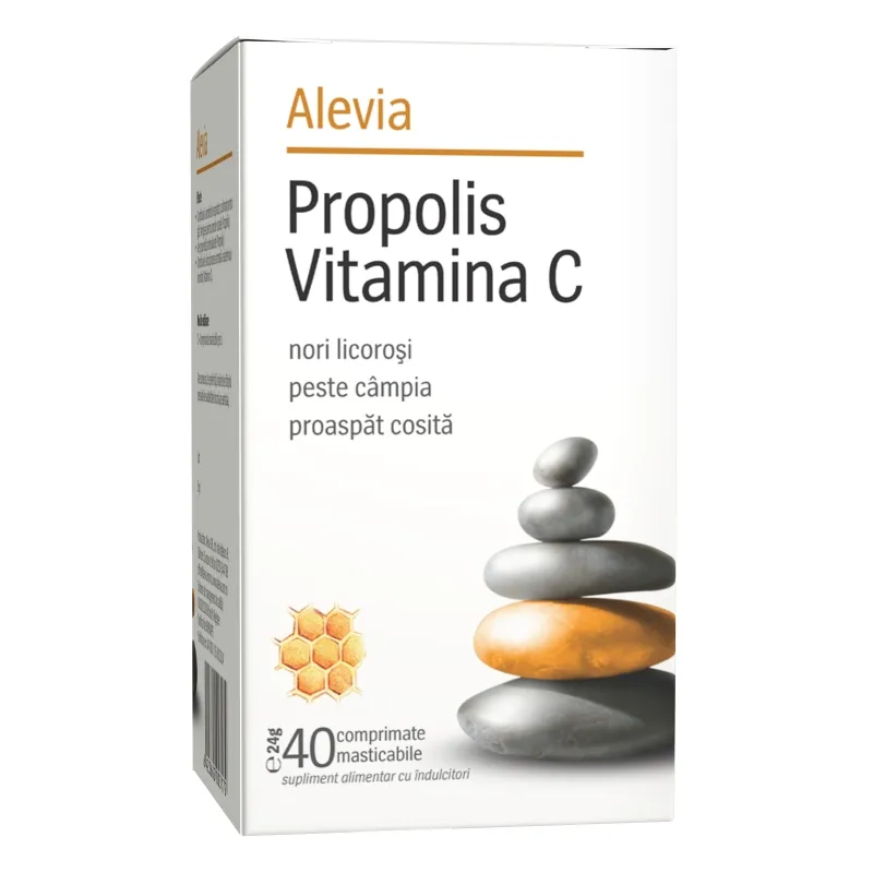 Vitamine si minerale - Propolis Vitamina C, 40 Comprimate Masticabile