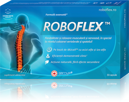 Au, scârțaie și doare-mobilitate scăzută + dureri osoase și articulare - Roboflex, 30 Capsule