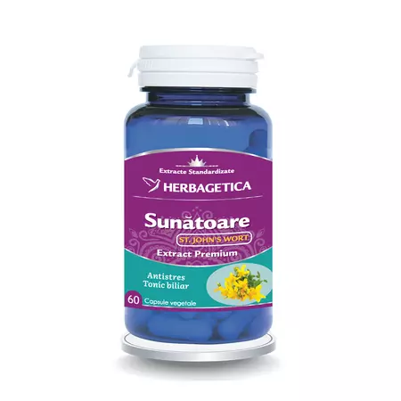 Digestie și metabolism - Sunatoare St.John'S Wort , 60 Capsule